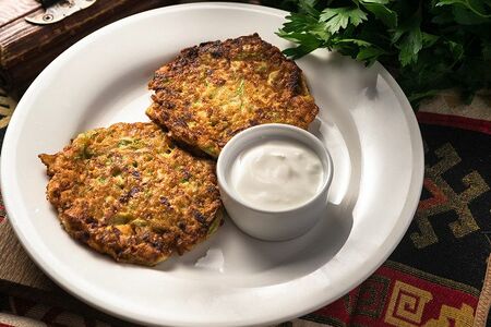 Кабачковые оладьи