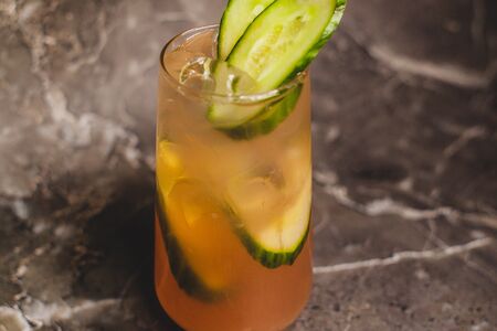 Домашний лимонад гуава-огурец