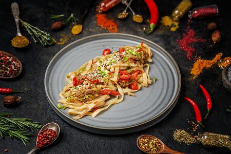 Удон с уткой