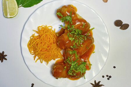 Куриные крылышки в кисло-сладком соусе