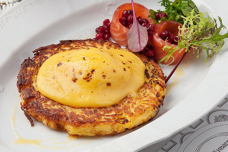 Гранд-драник со слабосоленым лососем