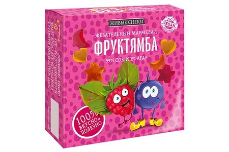 Мармелад жевательный Фруктямба Живые снеки