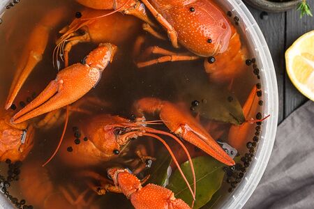 Рак крупный вареный