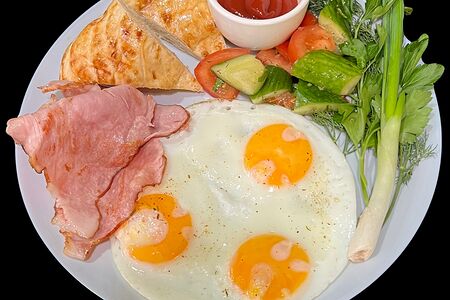 Яичница с беконом