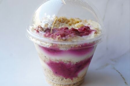 Трайфл Наполеон с ягодным конфи