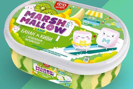 Мороженое Marsh&mallow land Банан-Киви