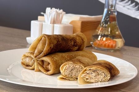 Блины Курица и грибы