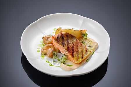 Филе форели с фенхелем и картофелем