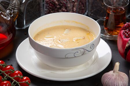 Крем-суп Лосось