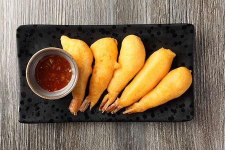 Креветки в кляре