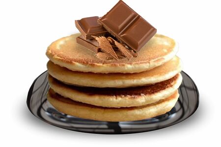 Пузиблинчики с шоколадным топпингом