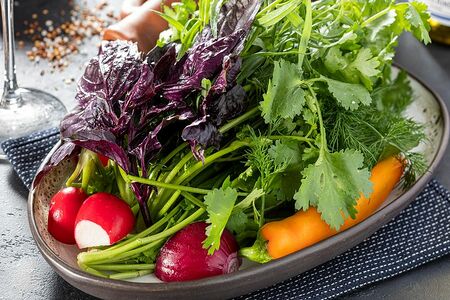 Зелень свежая