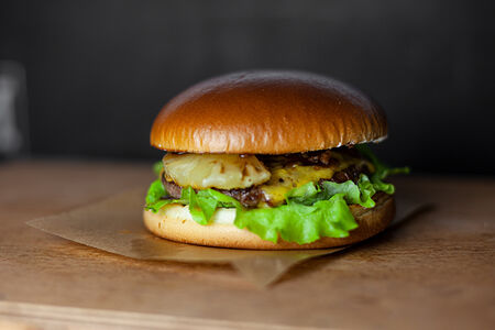 Бургер Гавайский и фри