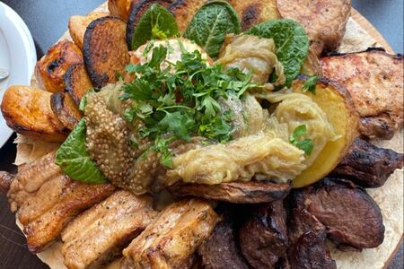 Овощи на мангале