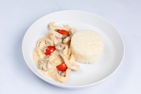 Курица с грибами