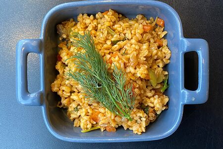 Булгур с овощами