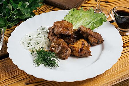 Шашлык из cвинoй вырезки