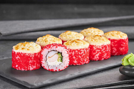 Ролл Токио запеченный