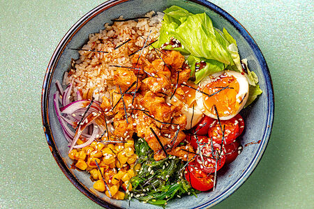 Боул Японский рис с куриной грудкой