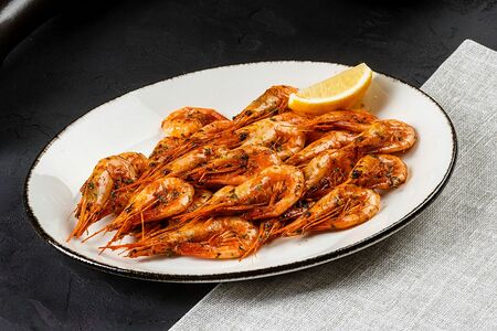Креветки жареные