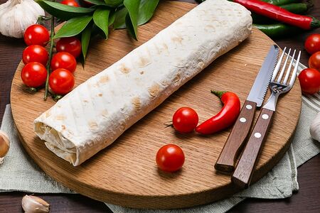 Шашлык из cвинoй шеи в лаваше