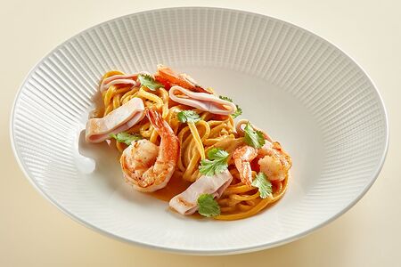 Лингвини с морепродуктами