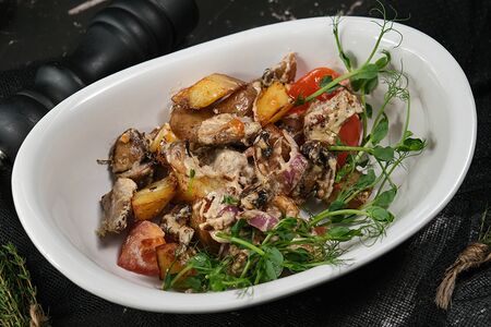 Арросто со свининой, томлённой в сливках