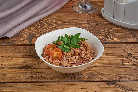 Гречка с грибами