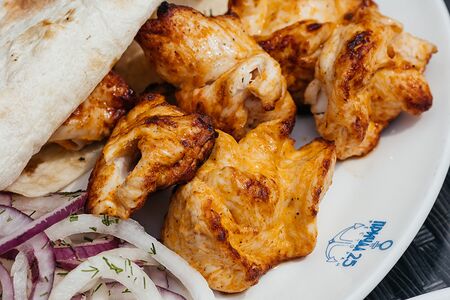 Куриное филе в апельсиновом маринаде на гриле