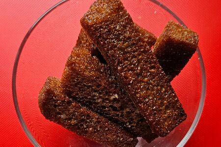 Гренки с чесноком