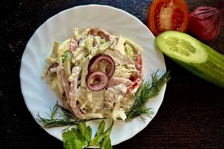 Ветчина с грибами