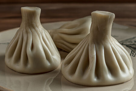 Хинкали с мякотью ягненка 