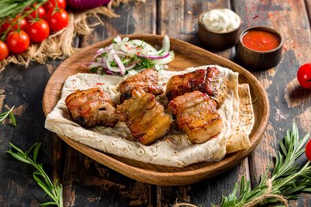 Шашлык из свиных ребрышек