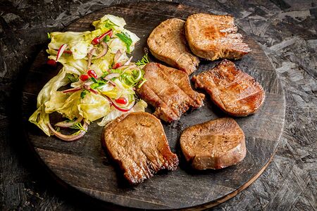 Язык говяжий гриль