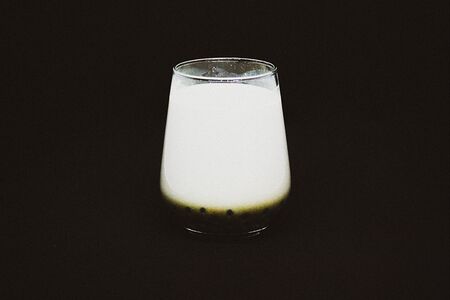 Чай Бабл ти с молоком и желе