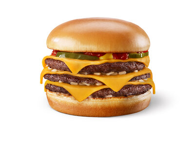 Тройной чизбургер