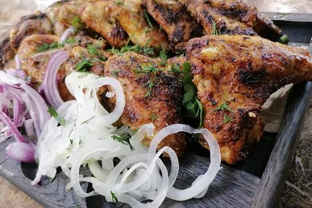 Шашлык из куриных крылышек