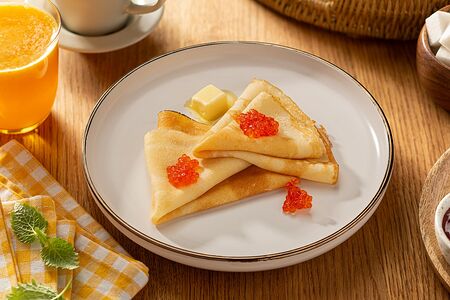 Блины с икрой