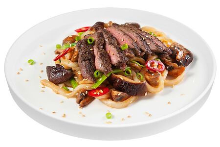 Лапша с говядиной