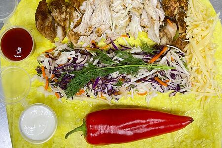 Шаурма с сыром