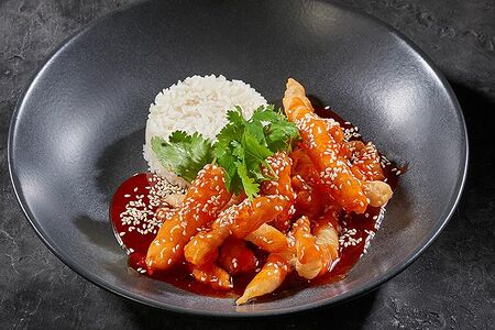 Курица в кисло-сладком соусе