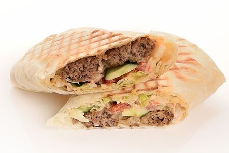 Шаурма с кебабом из говядины