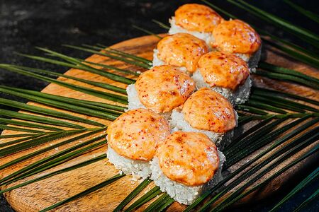 Ролл с копчёным филе индейки