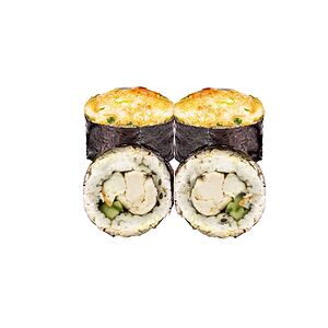 Запеченный ролл Сырная курочка мини-порция