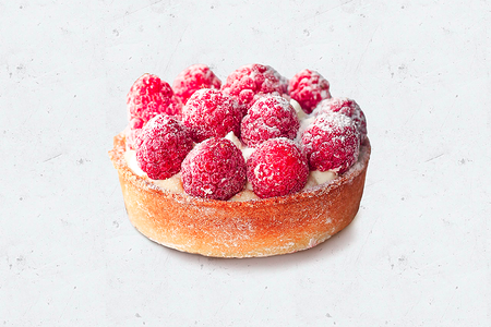 Тарталетка с малиной