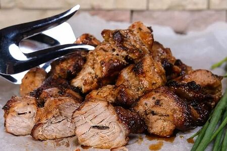 Шашлык из cвинoй шейки