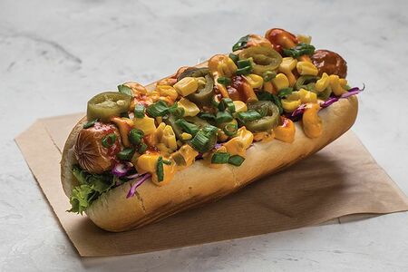 Хот-дог Чикен спайси