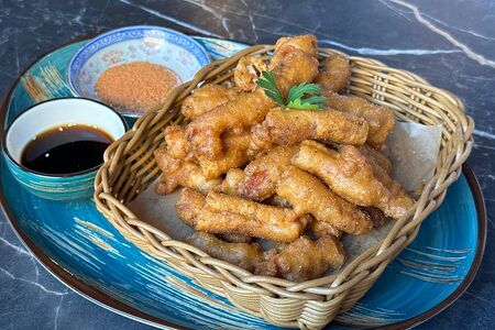 Свинина в кляре в соевом соусе