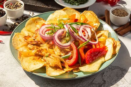 Жаркое с курицей