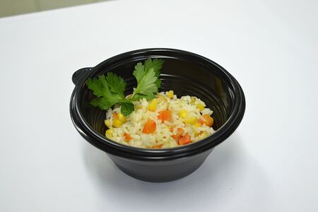 Рис жареный с овощами